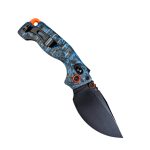CJRB Double Tap Crushed Carbon Fiber Glow in the dark