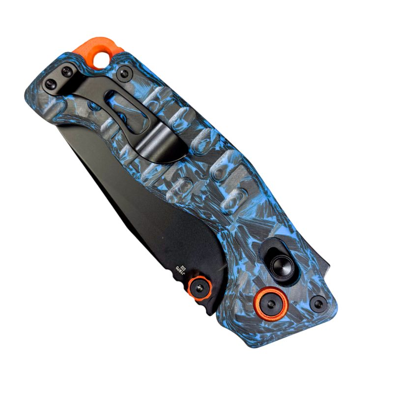 CJRB Double Tap Crushed Carbon Fiber Glow in the dark