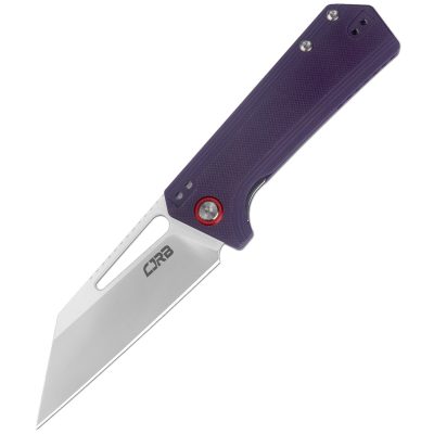 CJRB RUFFIAN FOLDING KNIFE 3.0" AR-RPM9 SATIN BLADE VIOLET MICARTA HANDLE EDC