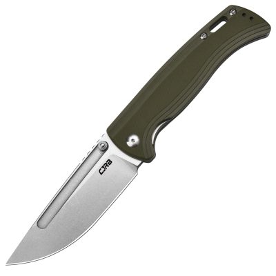 CJRB RESOURCE FOLDING KNIFE 4.18" AR-RPM9 STONEWASH BLADE GREEN G10 HANDLE EDC