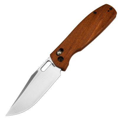 CJRB PRADO FOLDING KNIFE 3.76" AR-RPM9 SAND POLISH BLADE WOOD G10 HANDLE EDC
