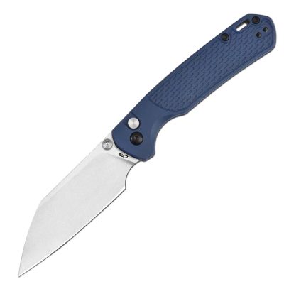 CJRB PYRITE-LIGHT FOLDING KNIFE 3.34" AR-RPM9 STONEWASH BLADE BLUE FRN HANDLE EDC