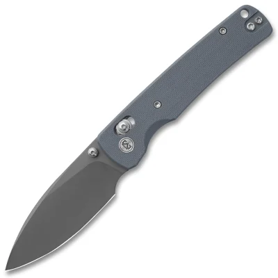 M MIGURON VAKOR FOLDING KNIFE 3.15" 14C28N GREY PVD BLADE DARK GREY G10 HANDLE EDC