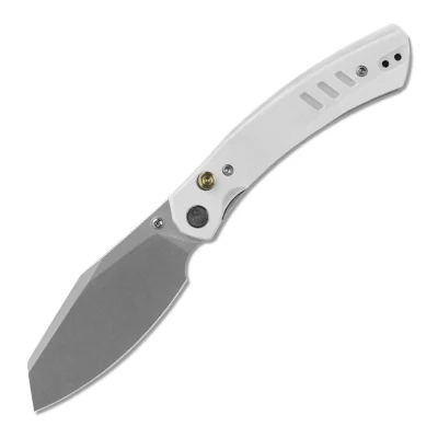 M MIGURON KAROK FOLDING KNIFE 3.4" D2 STONEWASH BLADE WHITE G10 HANDLE EDC